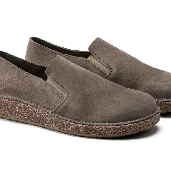 Birkenstock Callan Suede Leather - Gray Taupe - Picture 2 of 6